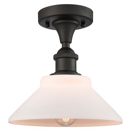 Innovations Lighting 1 Light Orwell 9 Inch Semi-Flush Mount, 689683 516-1C-OB-G131